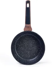 Fissman 4301 FISSMAN Сковорода для жарки DIAMOND 20x4,8см (алюминий с антипригарным покрытием Greblon C3+) Ручка-бакелит с покрытием «софт тач»; Индукция сковородка