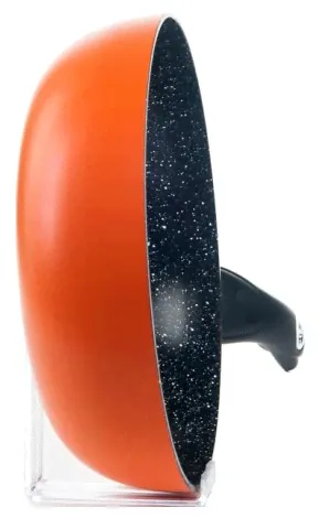 Сковорода Fissman Penetta 4779 28 см, черный/оранжевый-1