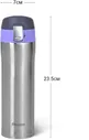 Термокружка Fissman 420 мл Сиреневый 9818