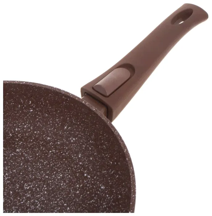 Сковорода Fissman Smoky stone 4372 26 см, съемная ручка, коричневый-4