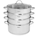 Fissman Barakat Мантоварка 32*15 см 12 л с тремя вставками-пароварками 32*9 см/4