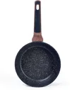 Fissman 4301 FISSMAN Сковорода для жарки DIAMOND 20x4,8см (алюминий с антипригарным покрытием Greblon C3+) Ручка-бакелит с покрытием «софт тач»; Индукция сковородка