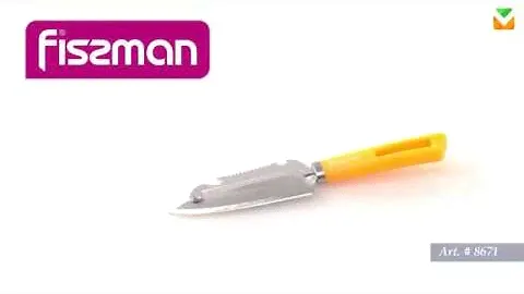 8671 Нож многофункциональный 4в1 21,5 см FISSMAN