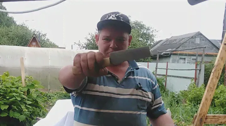 как сделать нож  накири / самодельный японский нож