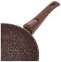Сковорода Fissman Smoky stone 4372 26 см, съемная ручка, коричневый