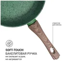 Fissman FISSMAN Сковорода индукционная 24 см Malachite сковородка